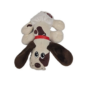 Pound Puppies Newborns Brown & White Dog Plush 2021 Hasbro Basic Fun W/ Diaper